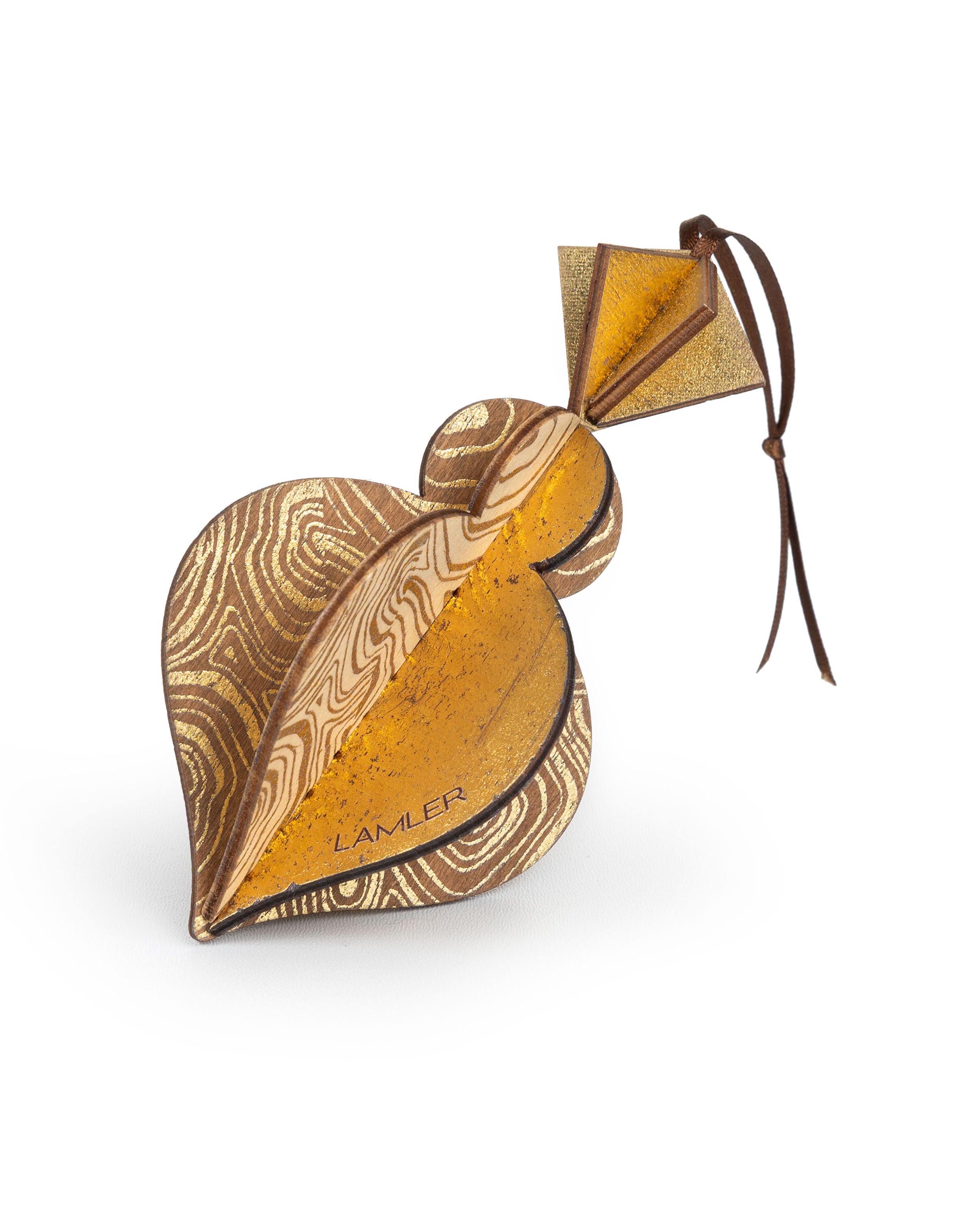 Wooden Bauble | PontyPine in Coffee/Bone