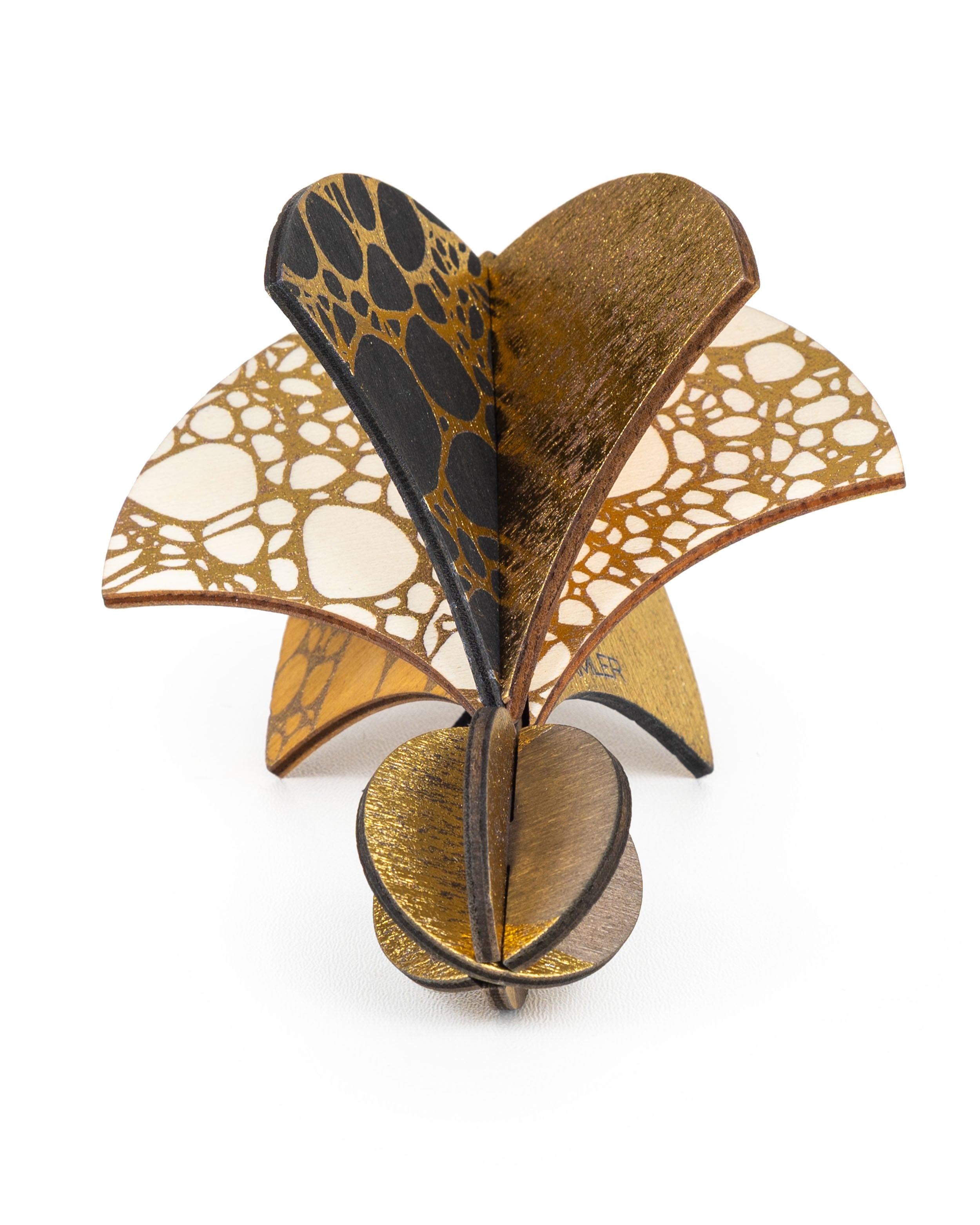 Wooden Bauble | Parachute in Coffee/Black