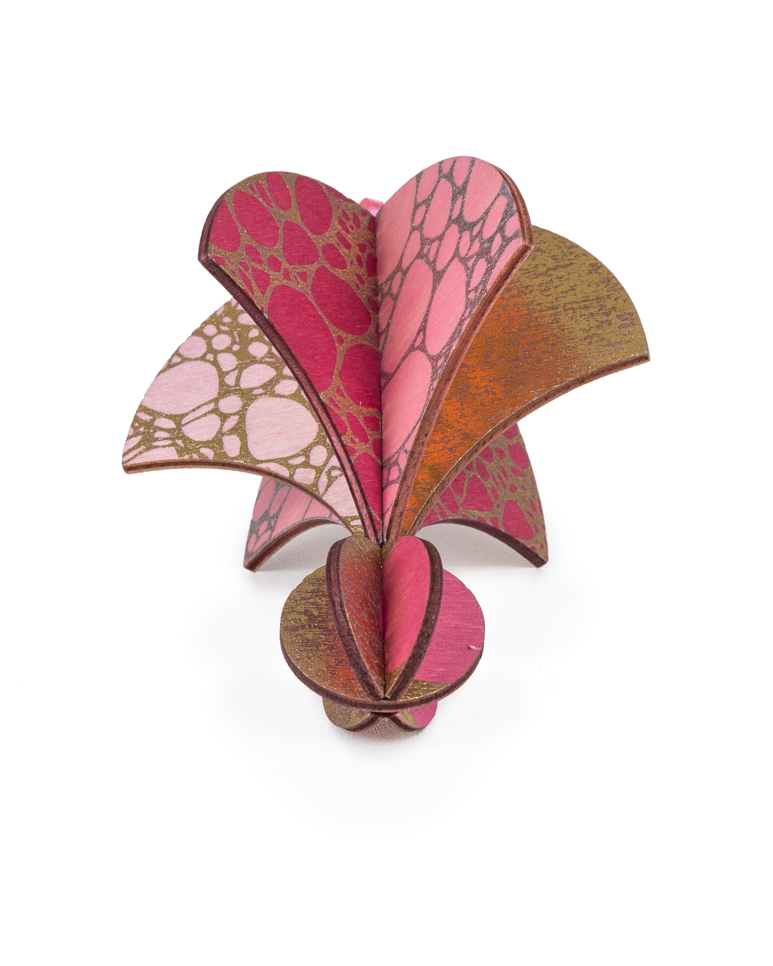 Wooden Bauble | Parachute in Pink