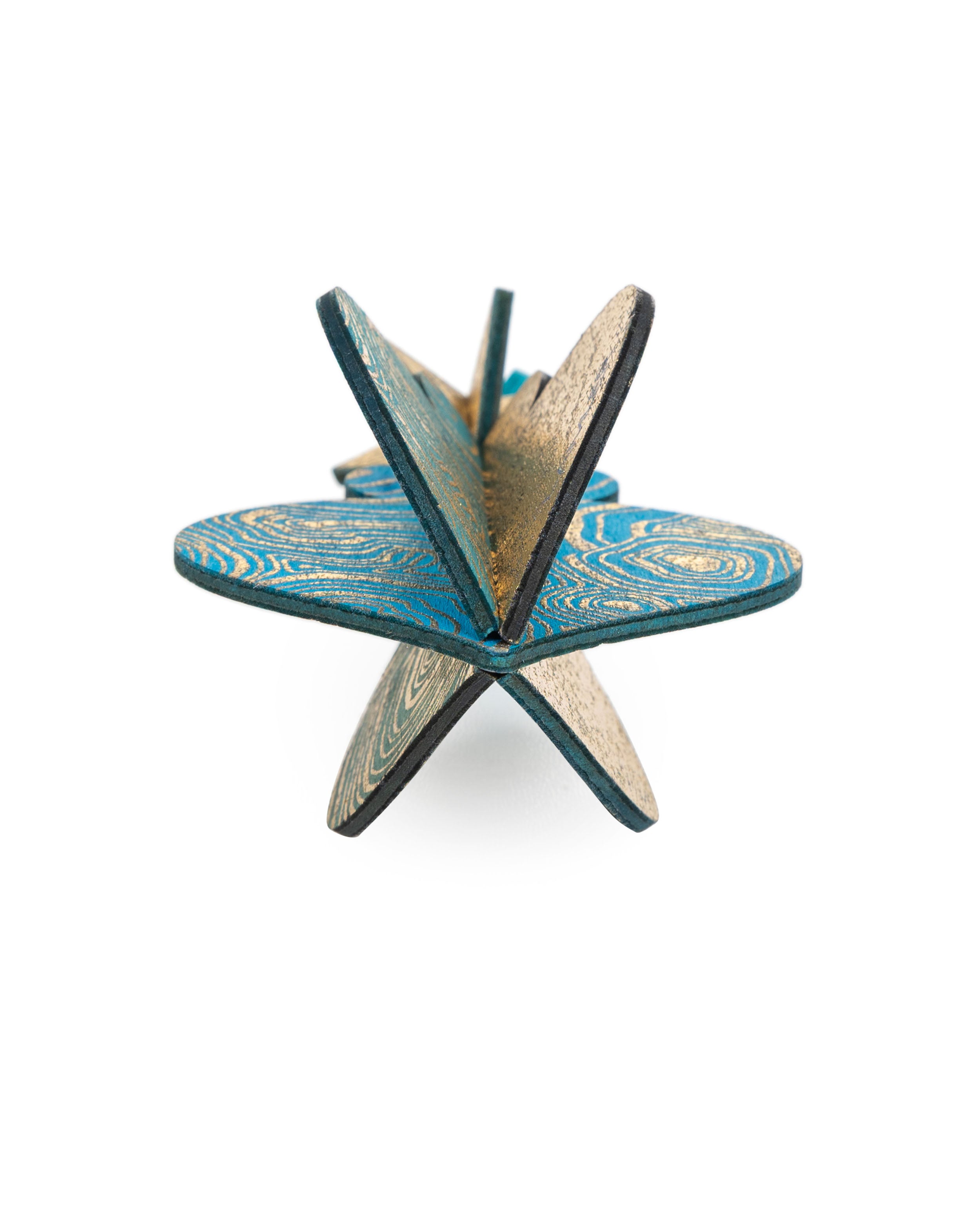 Wooden Bauble | PontyPine in Turquoise