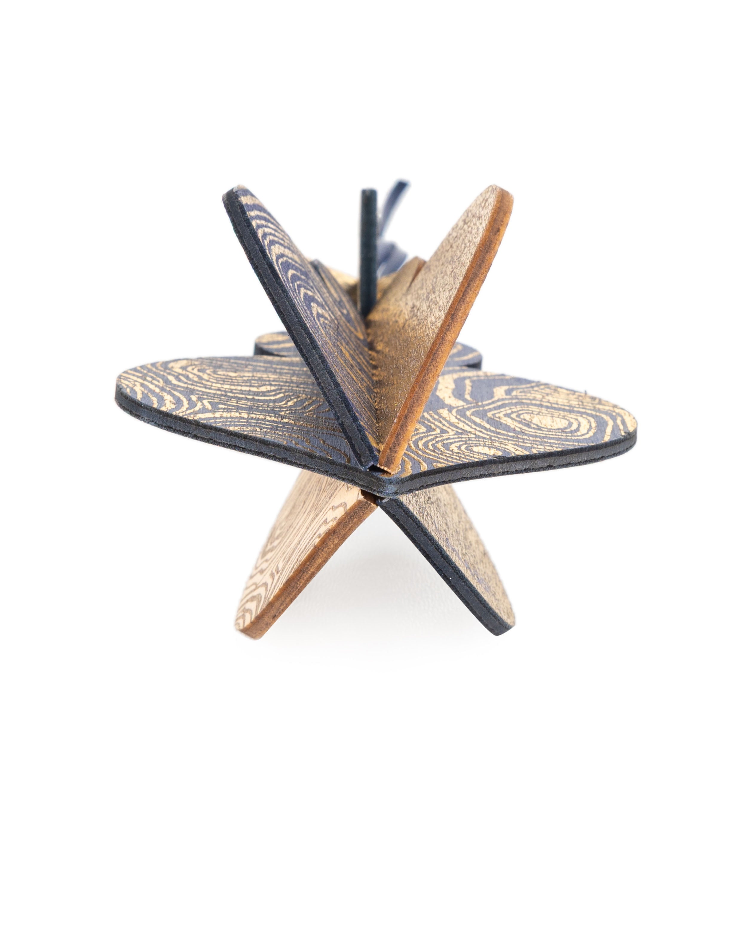 Wooden Bauble | PontyPine in Midnight Blue