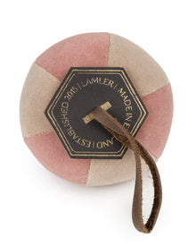 Velvet Segment Bauble | Powder Pink/Sand