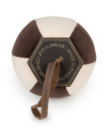 Velvet Segment Bauble | Ivory/Chocolate