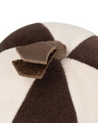 Velvet Segment Bauble | Ivory/Chocolate