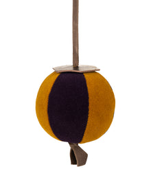 Velvet Segment Bauble | Blackcurrant/Tobacco