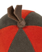 Velvet Segment Bauble | Khaki/Rich Orange