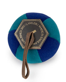 Velvet Segment Bauble | Electric Blue/Deep Turquoise