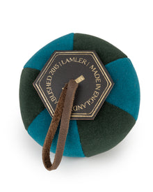 Velvet Segment Bauble | Forest Green/Deep Turquoise