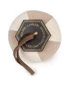 Velvet Segment Bauble | Ivory/Sand