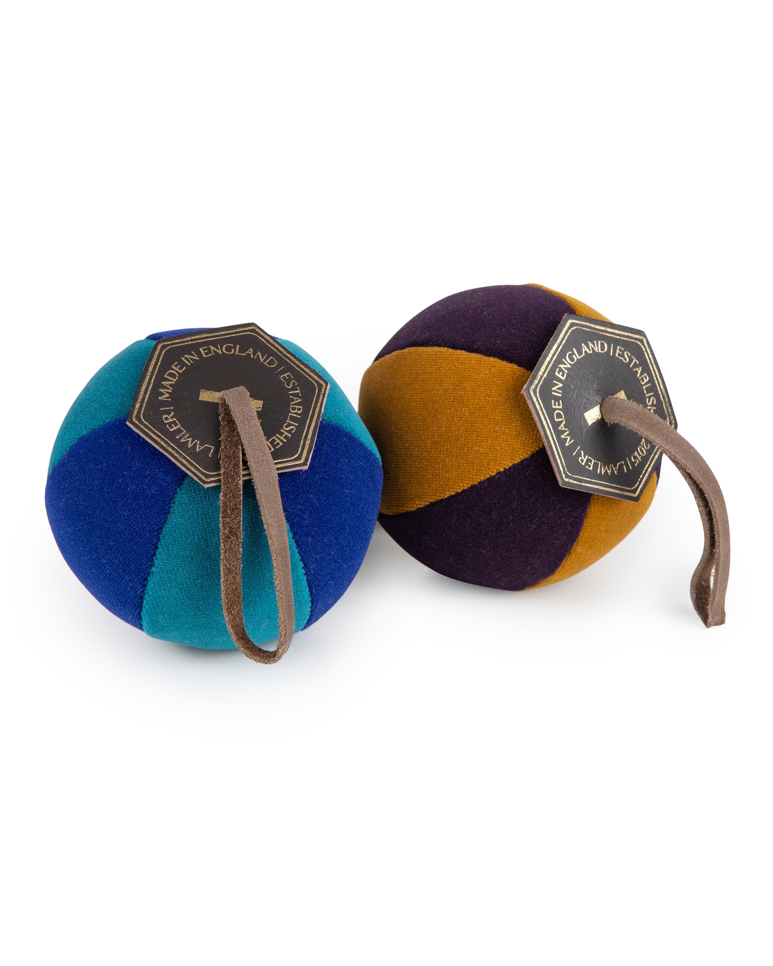 Velvet Segment Bauble | Blackcurrant/Tobacco