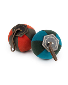Velvet Segment Bauble | Forest Green/Deep Turquoise