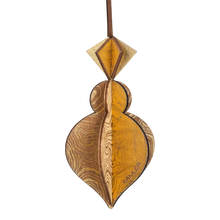 Wooden Bauble | PontyPine in Coffee/Bone