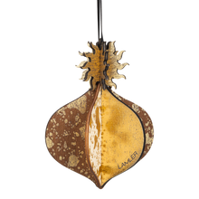 Wooden Bauble | Meringue in Coffee/Bone