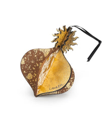 Wooden Bauble | Meringue in Coffee/Black