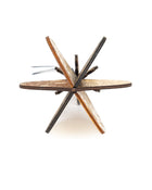 Wooden Bauble | Meringue in Coffee/Black