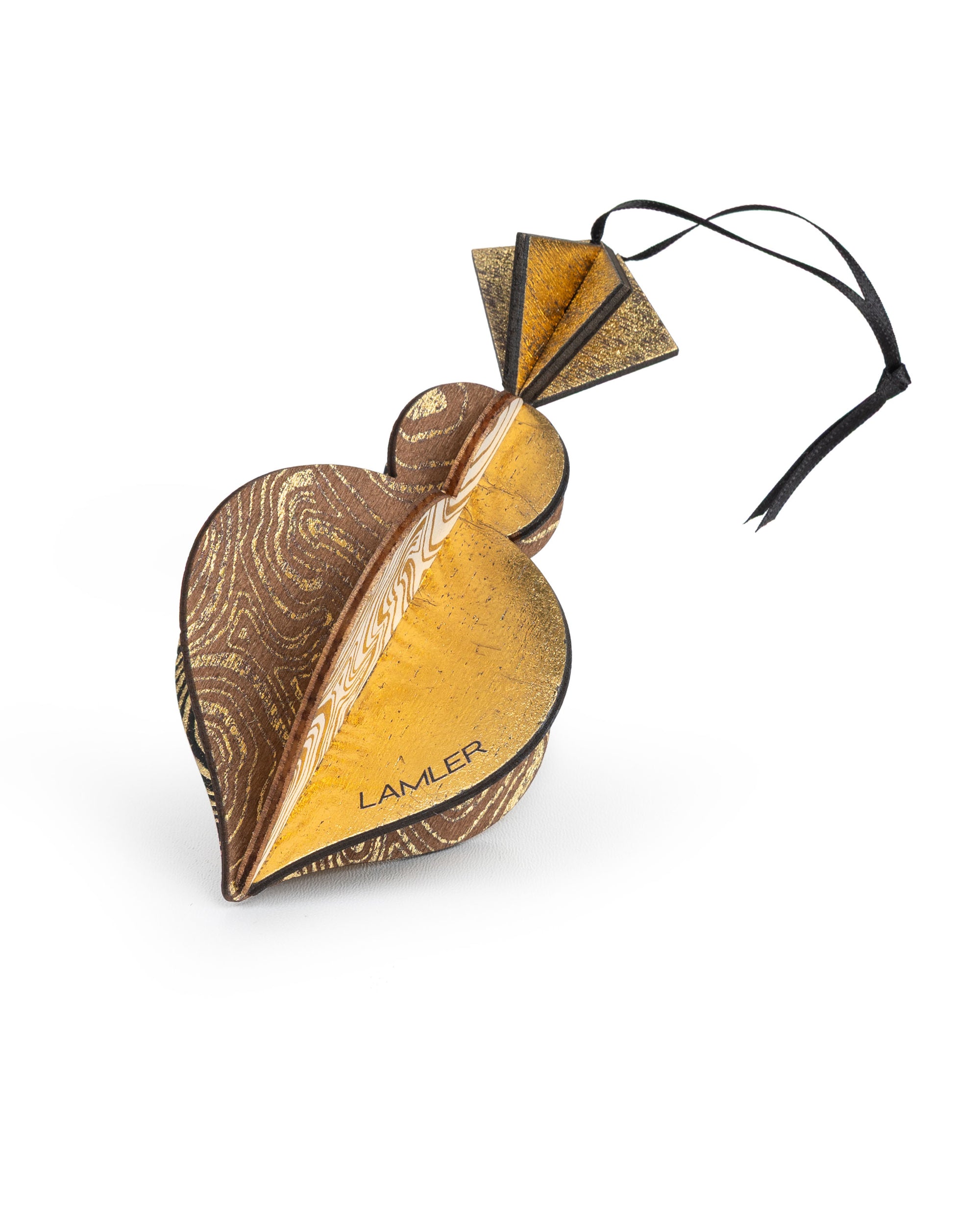 Wooden Bauble | PontyPine in Black/Brown