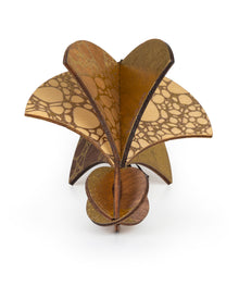 Wooden Bauble | Parachute in Coffee/Bone