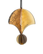 Wooden Bauble | Parachute in Coffee/Black