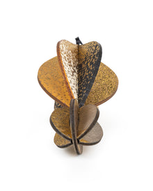 Wooden Bauble | Petal in Coffee/Black