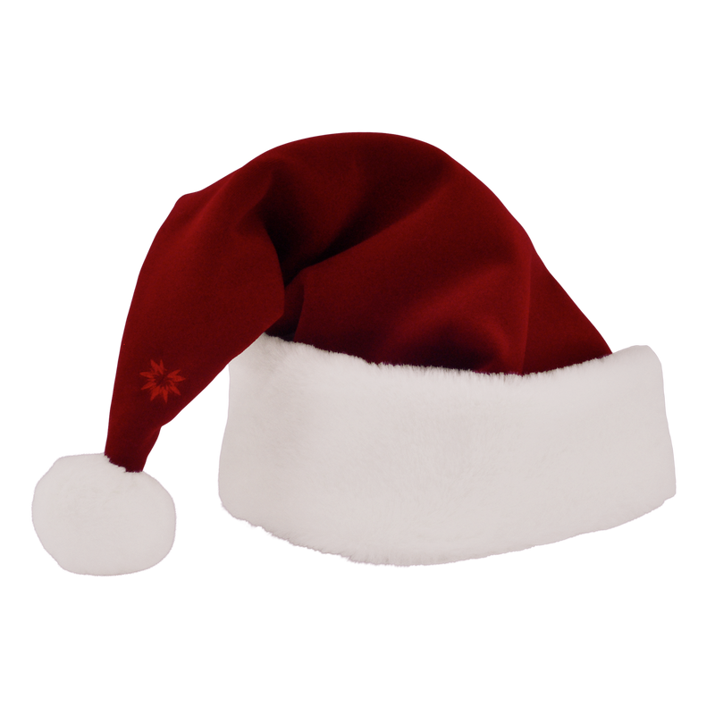 Father Christmas Hat | Fire Red