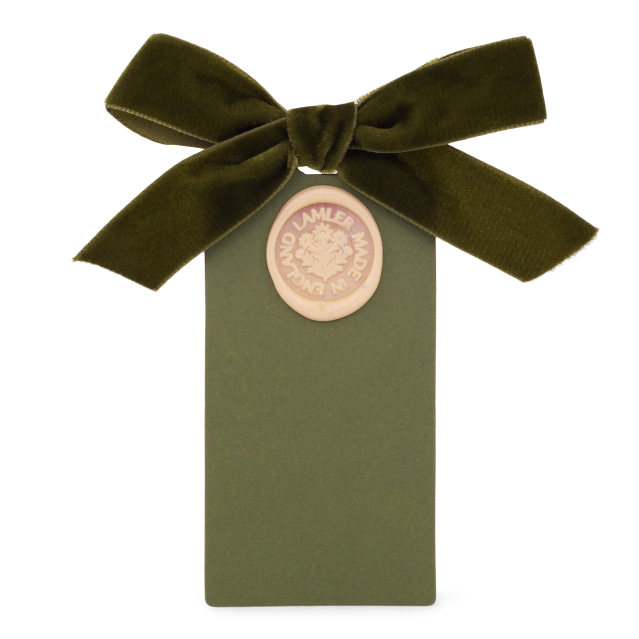 6 Waxed Card Tags | Seaweed Green