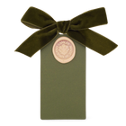 6 Waxed Card Tags | Seaweed Green