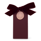 6 Waxed Card Tags | Burgundy