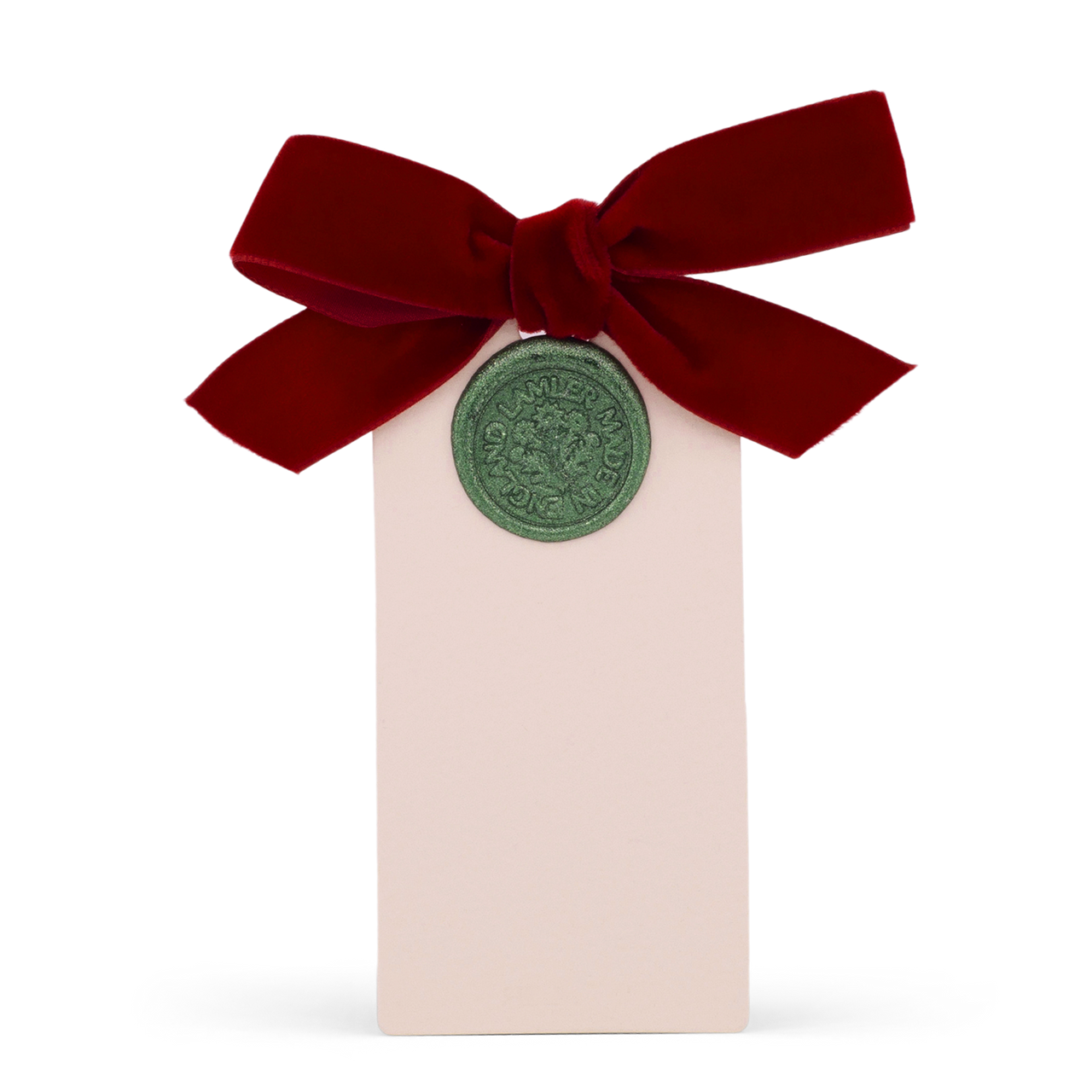 6 Waxed Card Tags | Christmas
