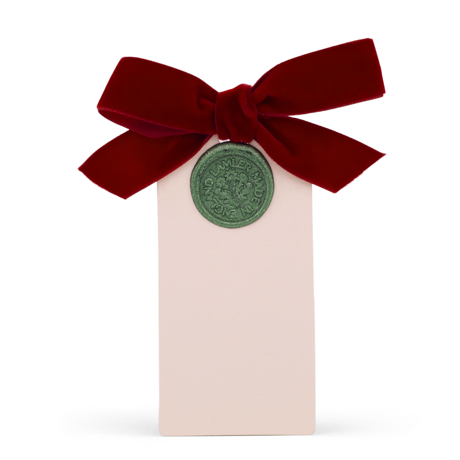 6 Waxed Card Tags | Christmas
