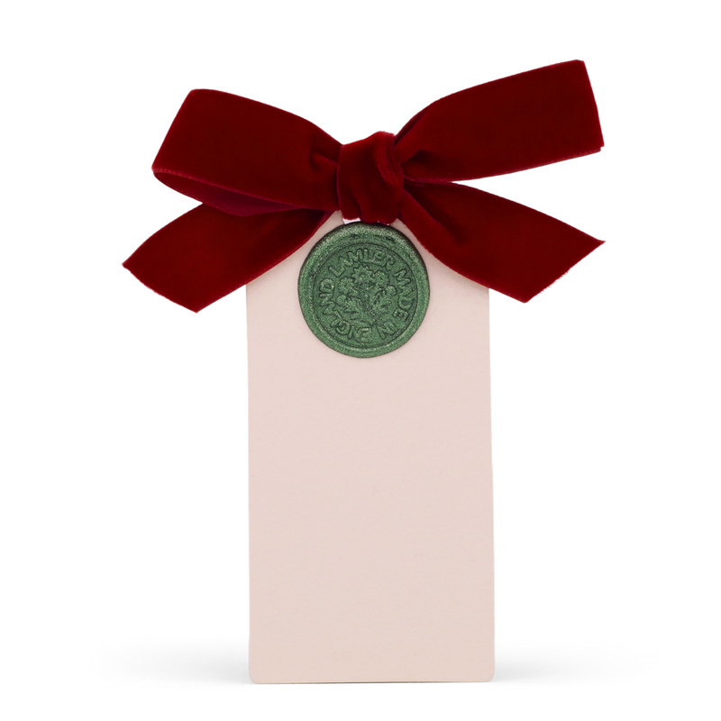 6 Waxed Card Tags | Christmas