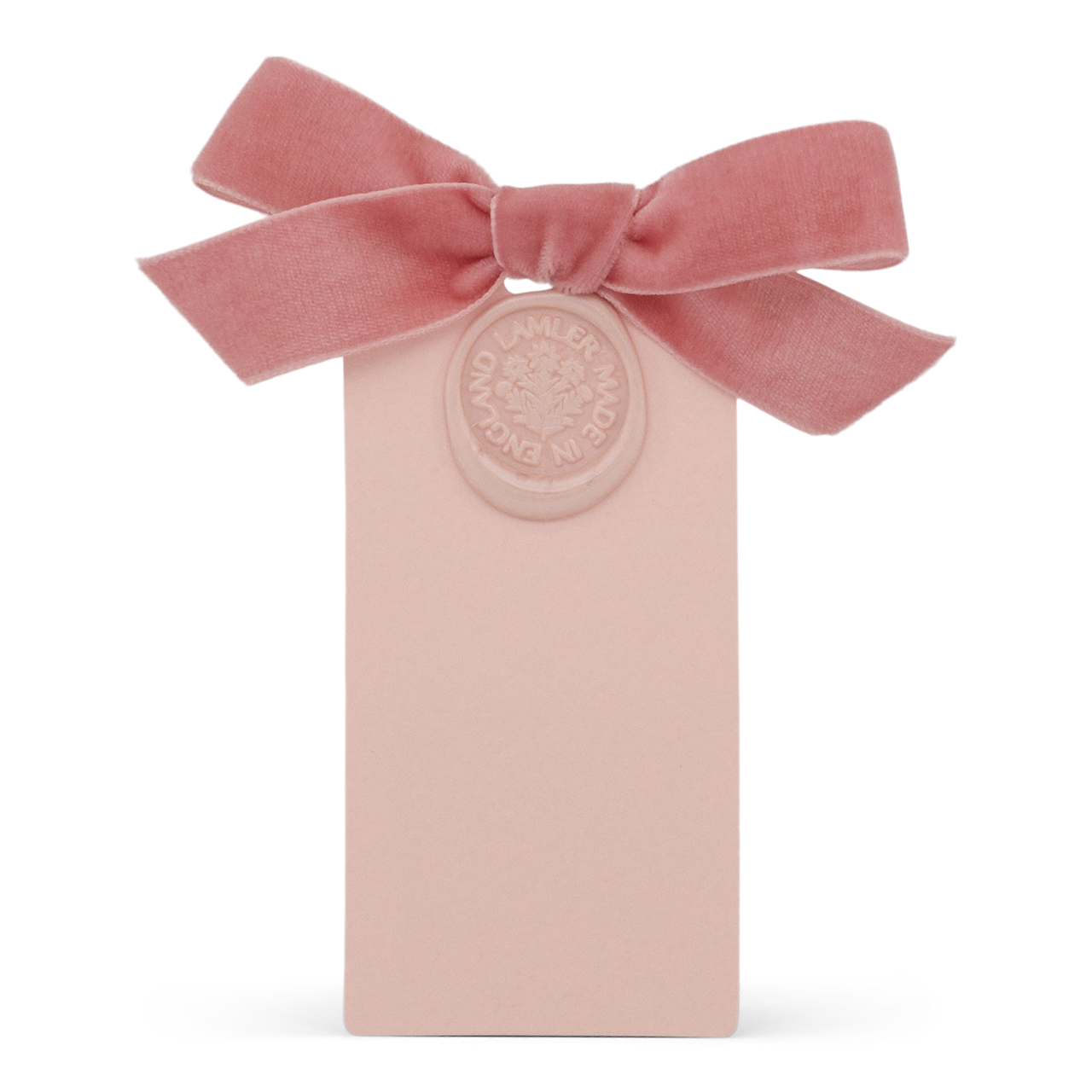 6 Waxed Card Tags | Pink