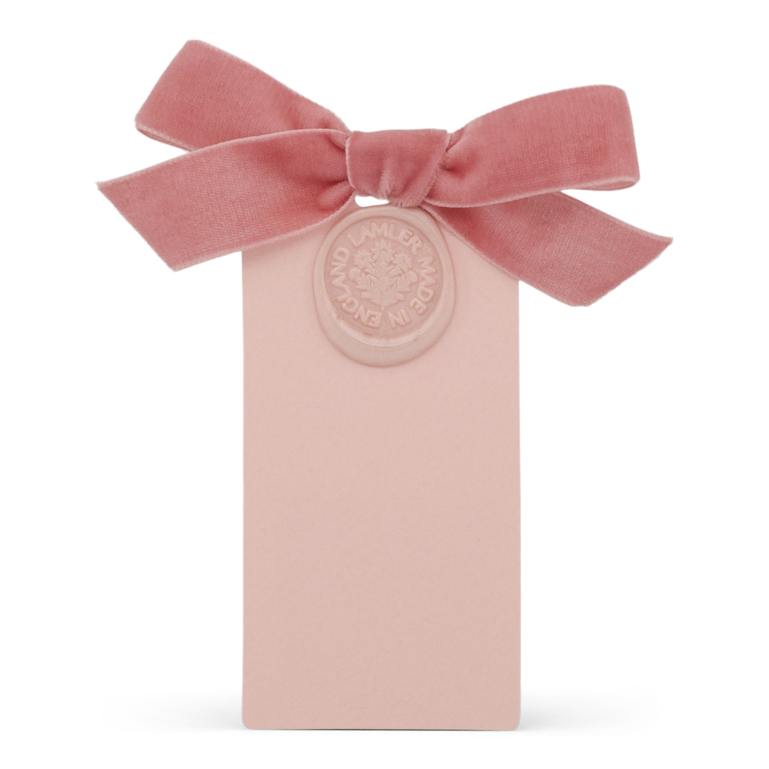 6 Waxed Card Tags | Pink