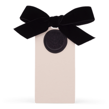 6 Waxed Card Tags | Velum & Black