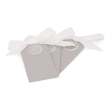 6 Waxed Card Tags | Sea Mist Grey