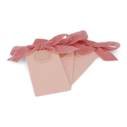 6 Waxed Card Tags