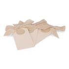 6 Waxed Card Tags | Velum & Pearl