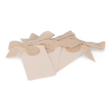 6 Waxed Card Tags | Velum & Pearl