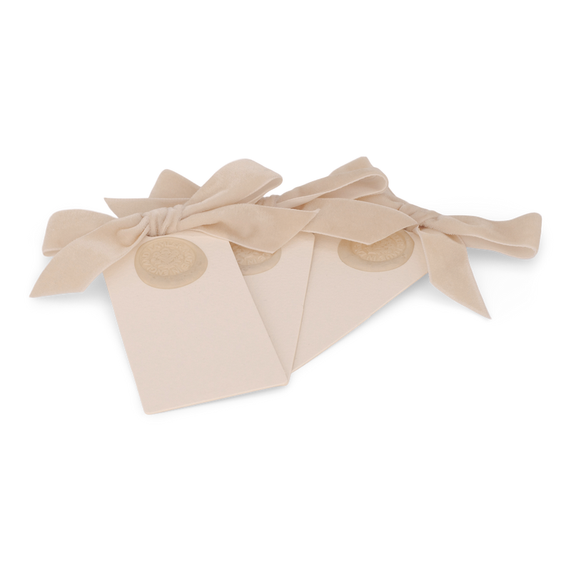 6 Waxed Card Tags | Velum & Pearl