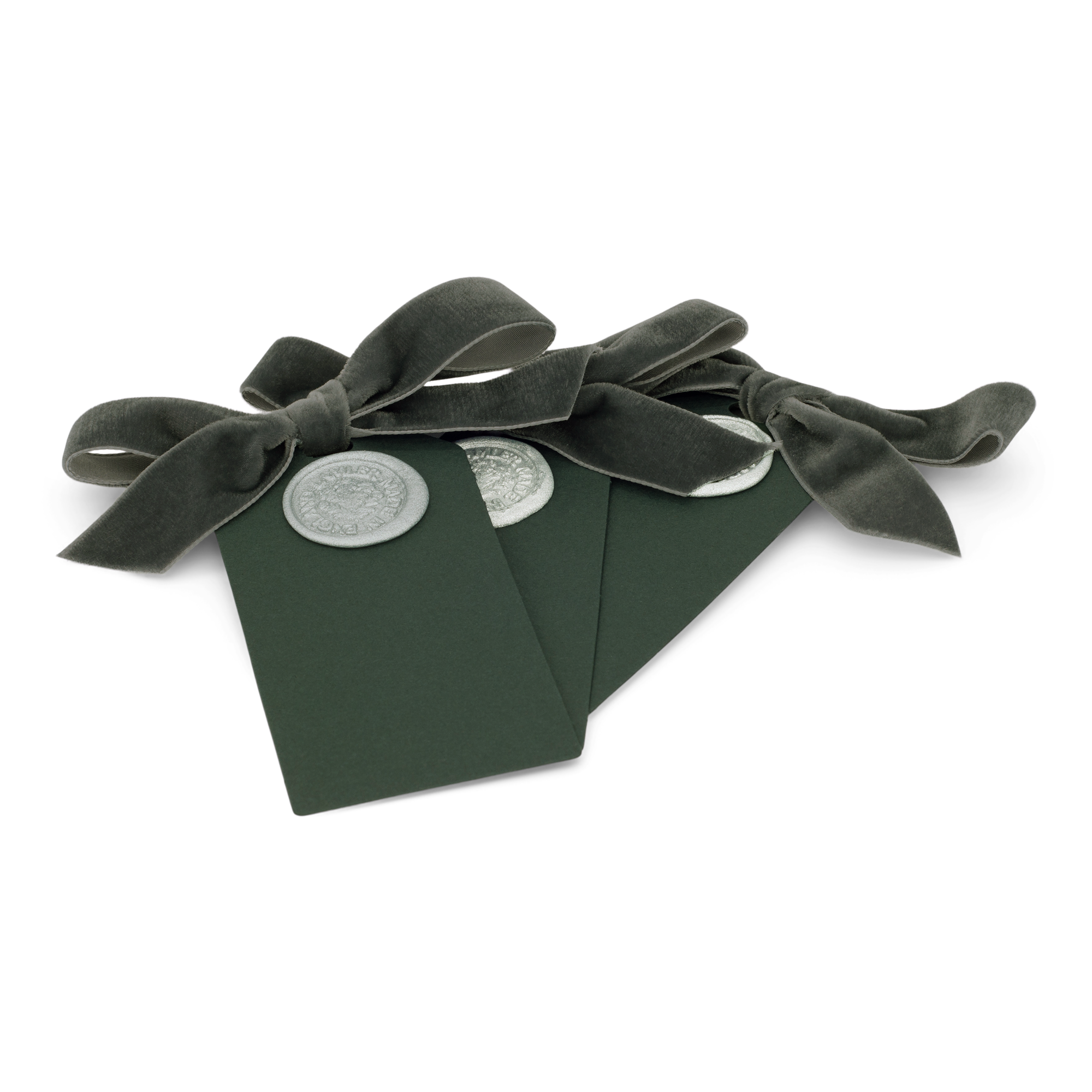 6 Waxed Card Tags | Deep Sea