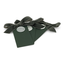 6 Waxed Card Tags | Deep Sea