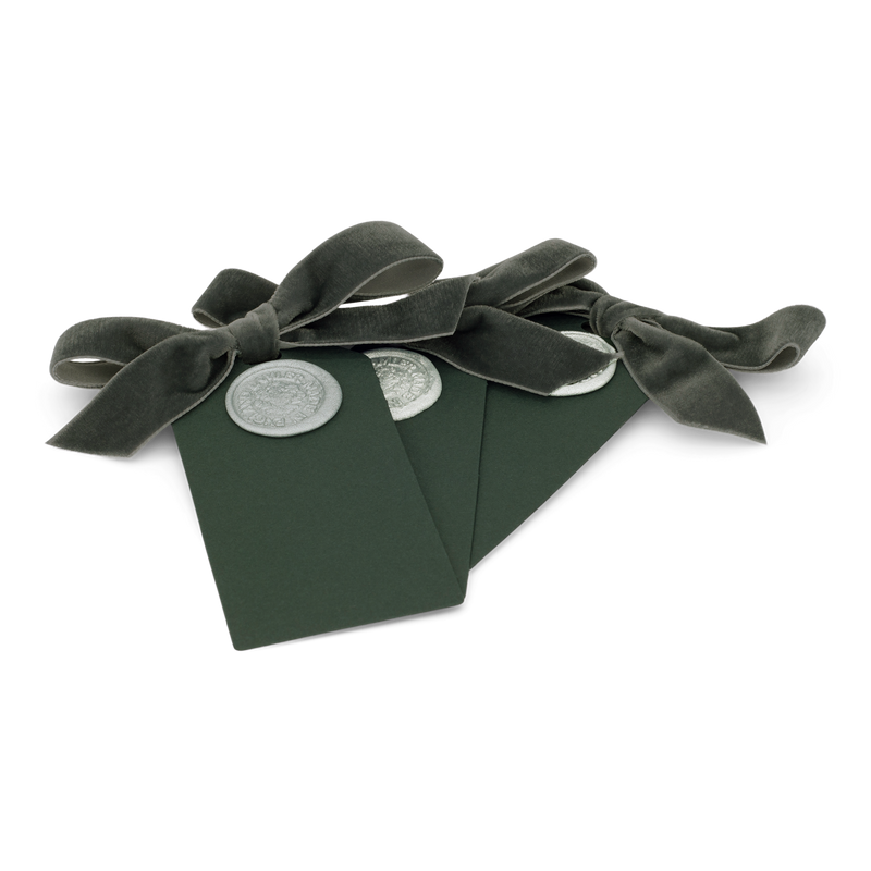 6 Waxed Card Tags | Deep Sea