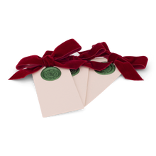 6 Waxed Card Tags | Christmas