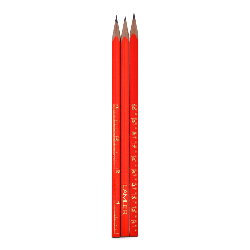 Lamler Ruler Pencil | Fluro Orange