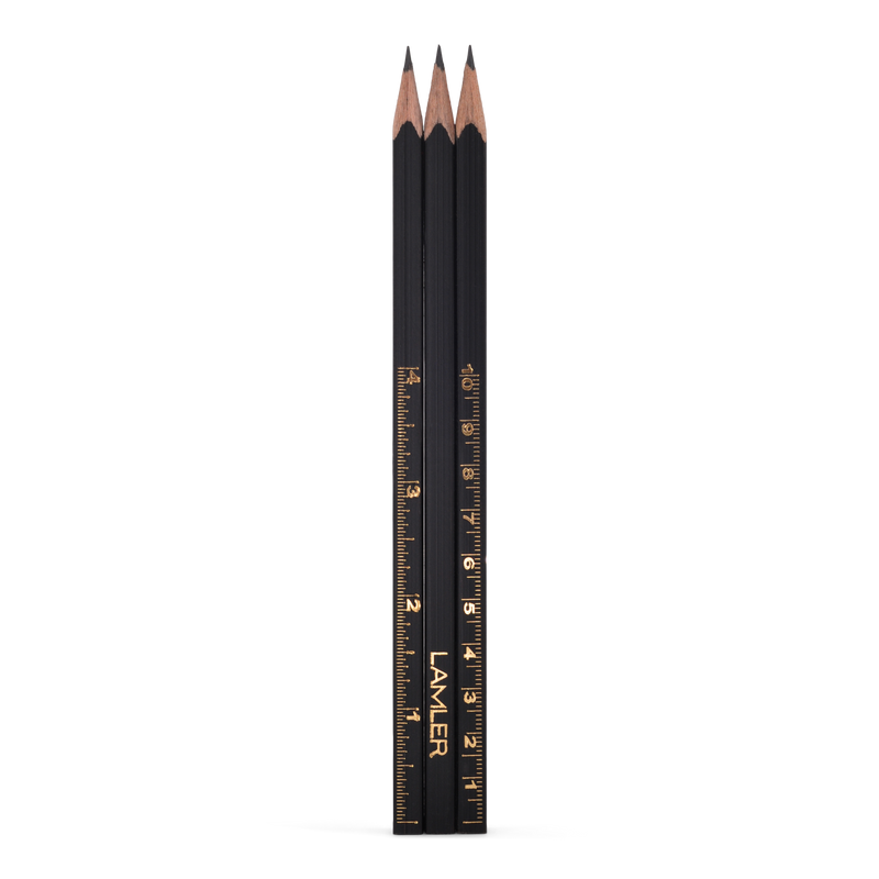 Lamler Ruler Pencil | Cinder Black