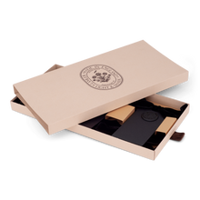 6 Waxed Card Tags | Cinder Black