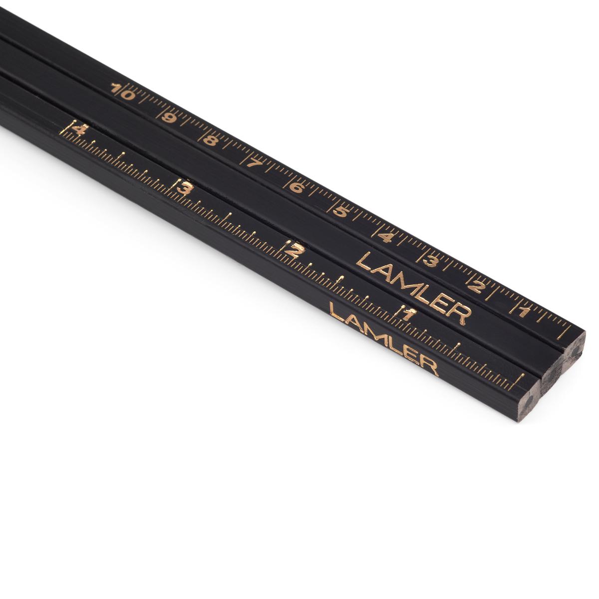 Pammer Ruler Lamler Ruler Pencil | Cinder Black | LamlerStudio