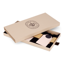 6 Waxed Card Tags | Velum & Black