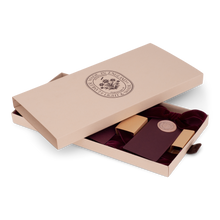 6 Waxed Card Tags | Burgundy