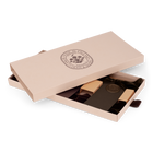 6 Waxed Card Tags | Chocolate