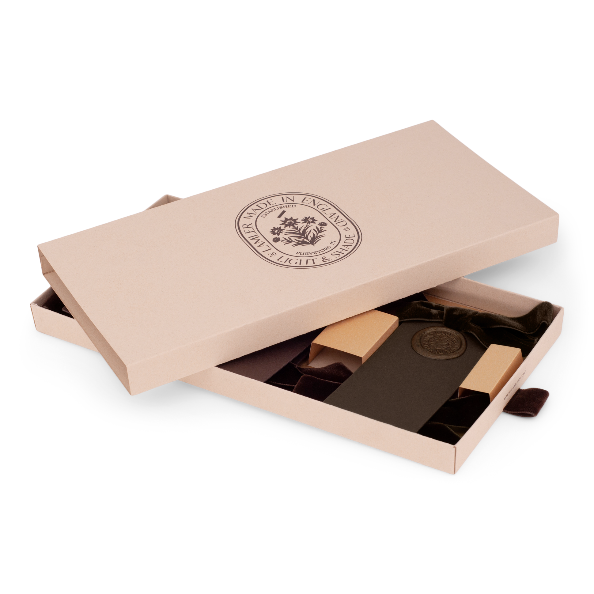 6 Waxed Card Tags | Chocolate